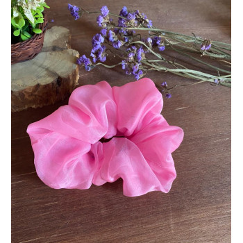 Pink medium scrunchies by flower child 